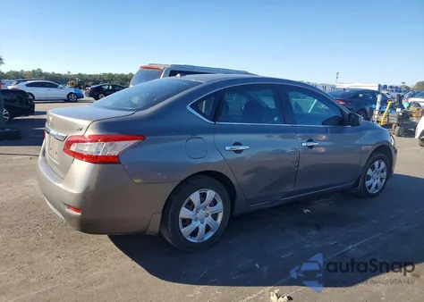 2015 Nissan Sentra S из США, поврежденный, VIN 3N1AB7AP4FL673021